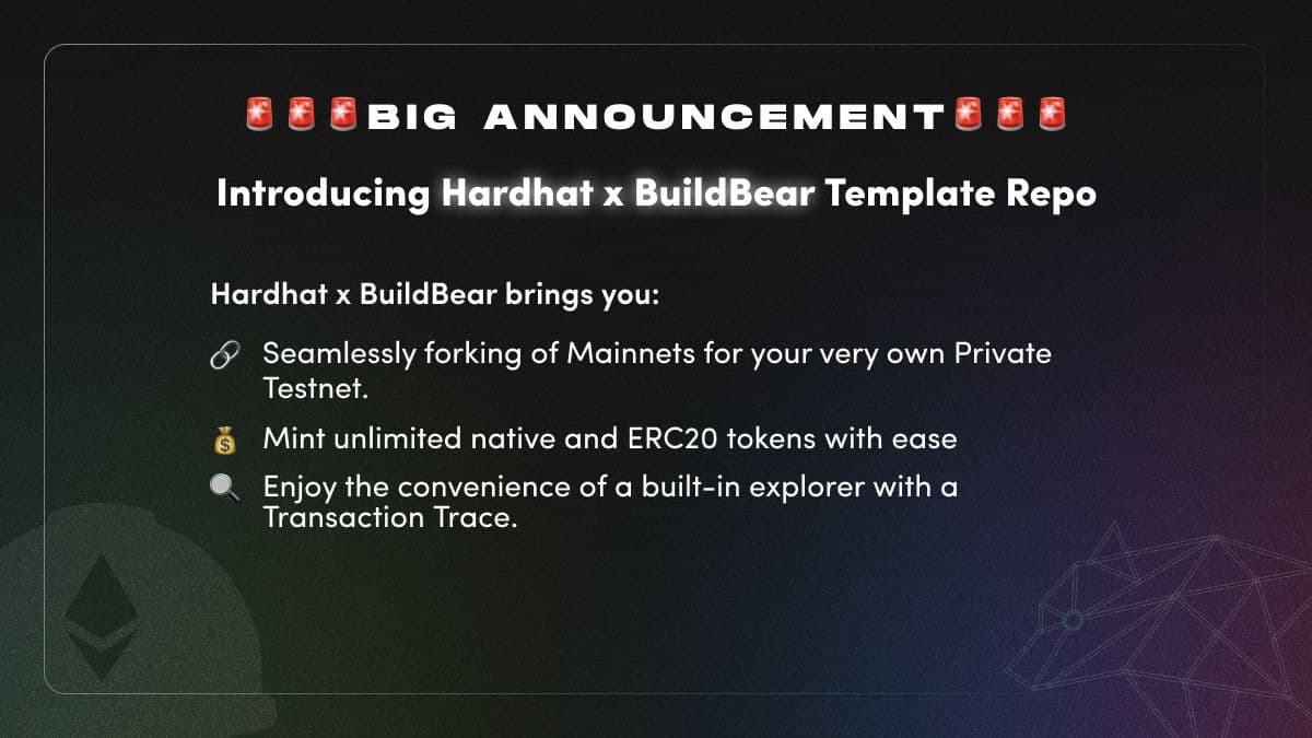 Optimize Your Dapp Development and Testing with Hardhat x BuildBear Image