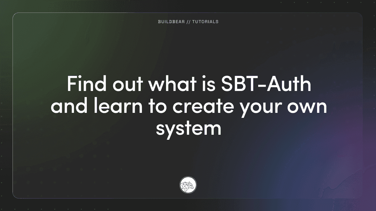Find out what is SBT-Auth and learn to create your own system Image