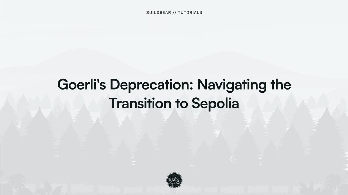 Goerli's Deprecation: Navigating the Transition to Sepolia Image