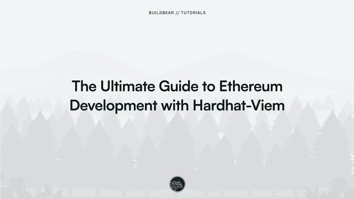 The Ultimate Guide to Ethereum Development with Hardhat-Viem. Image