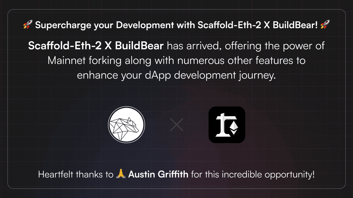 Introducing Scaffold-ETH-2 with the power of Mainnet Forks Image