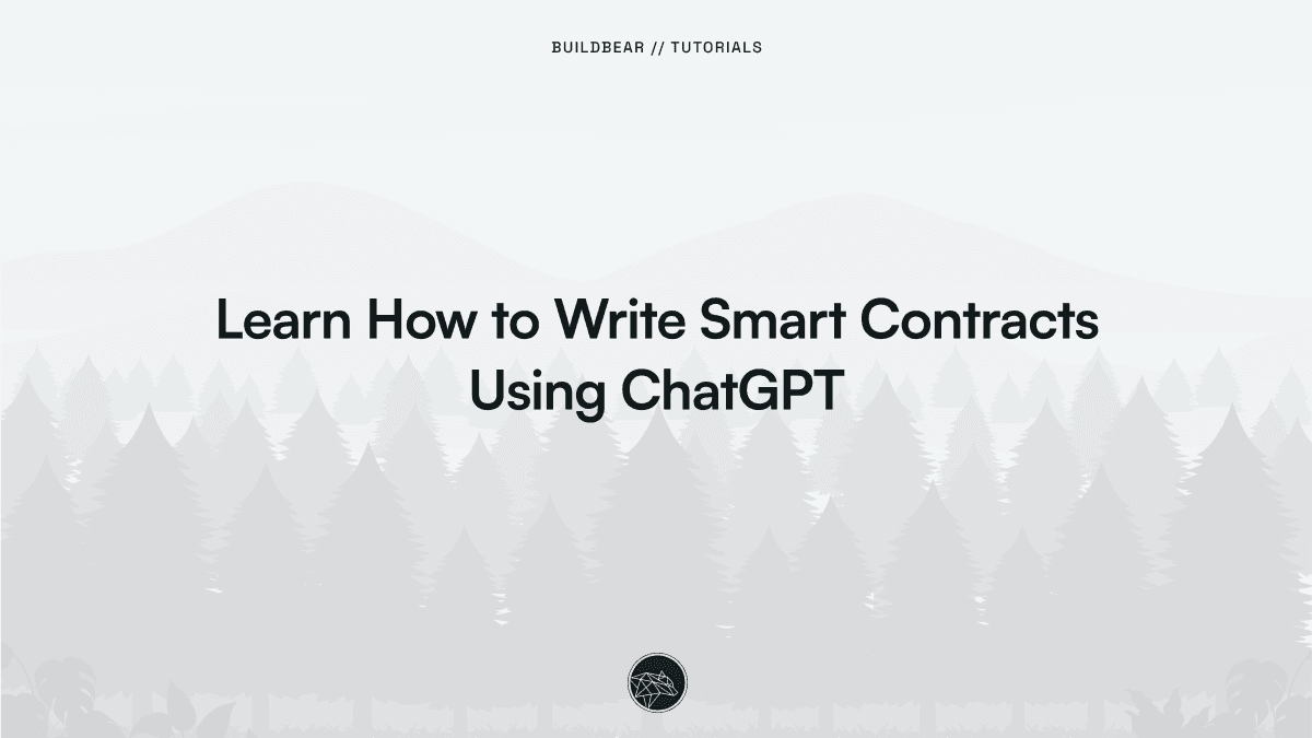 Learn How to Write Smart Contracts Using ChatGPT Image