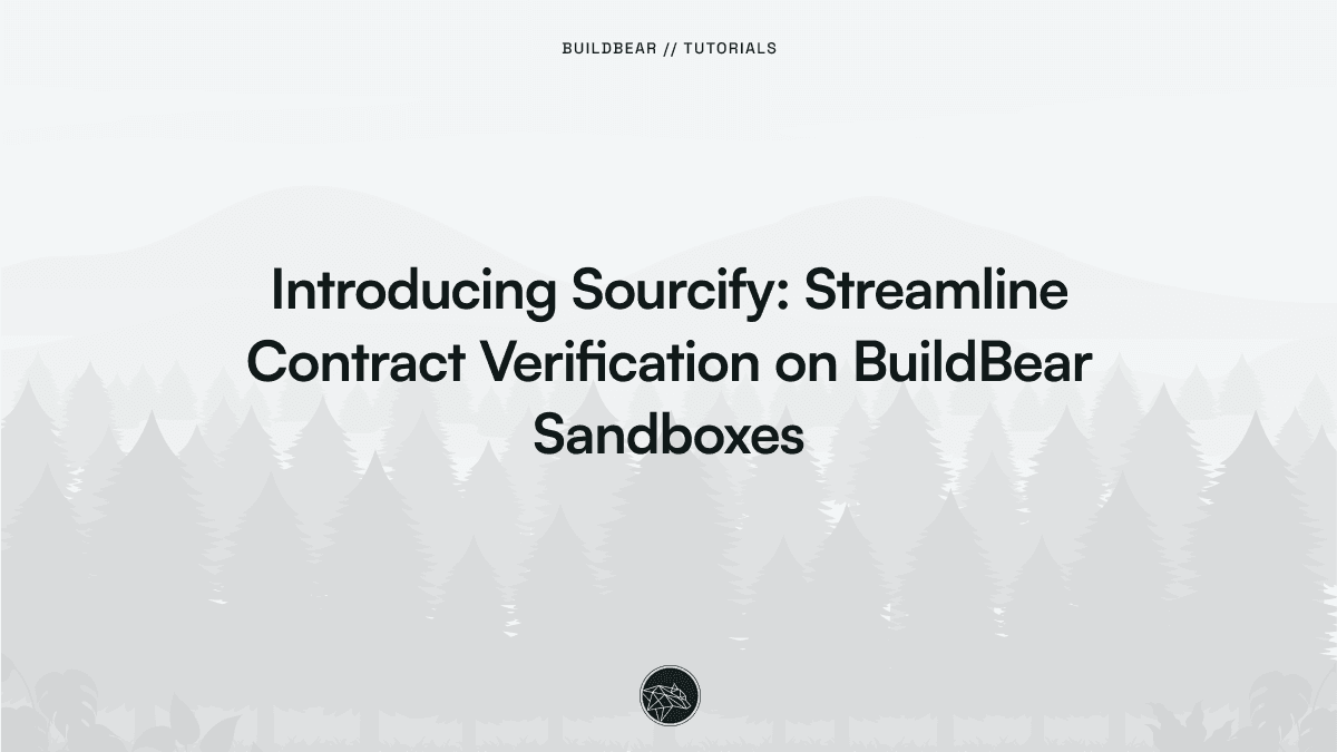 Introducing Sourcify Plugin: Streamline Contract Verification on BuildBear Sandboxes Image