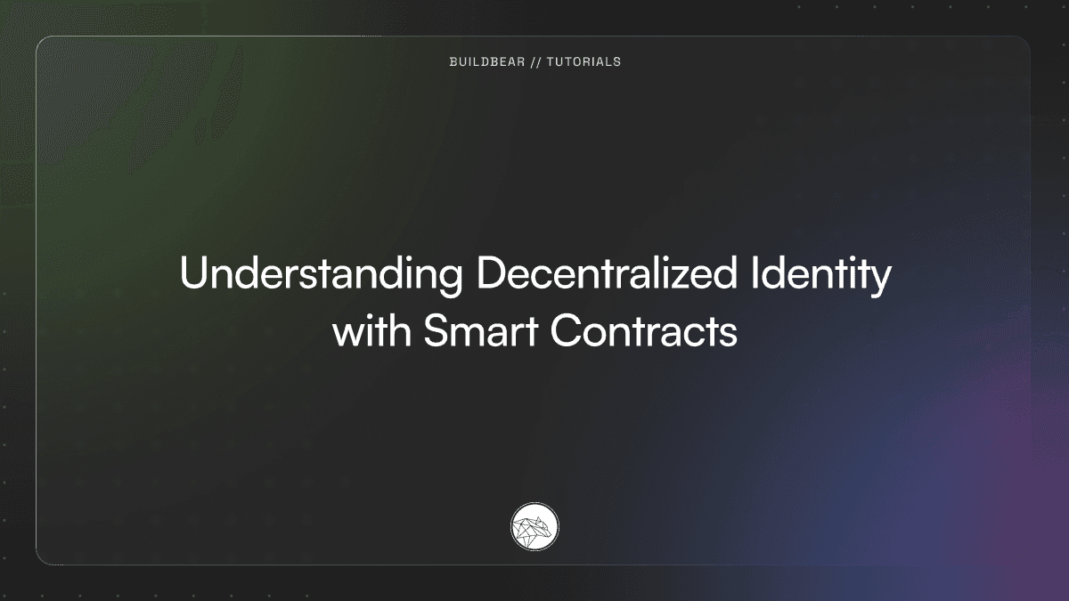 Understanding Decentralized Identity with Smart Contract Image